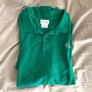 Lacoste men’s green polo
